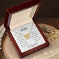 To my daughter - Interlocking Hearts Necklace