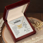 To my daughter - Interlocking Hearts Necklace