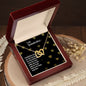 To My Grandmother - Interlocking Hearts Necklace