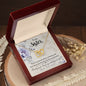 To My Sister - Interlocking Hearts Necklace