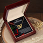 To My Girlfriend - Interlocking Hearts Necklace