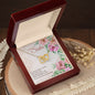 To My Sister - Interlocking Hearts Necklace