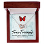 True friends - Interlocking Hearts Necklace