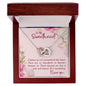 To my sweetheart - Interlocking Hearts Necklace