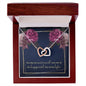 The day we married - Interlocking Hearts Necklace