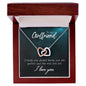 To My Girlfriend - Interlocking Hearts Necklace