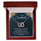 To my soulmate - Interlocking Hearts Necklace