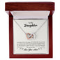 To my daughter - Interlocking Hearts Necklace