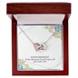 Happy birthday - Interlocking Hearts Necklace