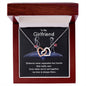 To my girlfriend - Interlocking Hearts Necklace