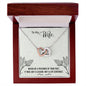 To My WIfe - Interlocking Hearts Necklace