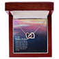 To My Mother In Law - Interlocking Hearts Necklace