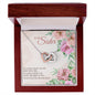 To My Sister - Interlocking Hearts Necklace