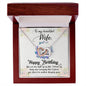 To My WIfe - Necklace Interlocking Hearts