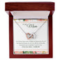 To My Mom - Interlocking Hearts Necklace