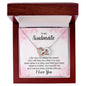 To my soulmate - Interlocking Hearts Necklace