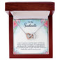 To My soulmate - Interlocking Hearts Necklace