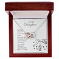 To my daughter - Interlocking Hearts Necklace