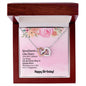 Good friends are Like Stars - Interlocking Hearts Necklace