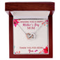 Wishing you a happy Mothers day - Interlocking Hearts Necklace