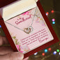 To my sweetheart - Interlocking Hearts Necklace