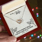To My WIfe - Interlocking Hearts Necklace