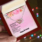 Good friends are Like Stars - Interlocking Hearts Necklace