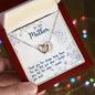 To My Mother - Interlocking Hearts Necklace