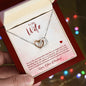 To My WIfe - Interlocking Hearts Necklace