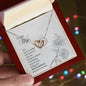 To My WIfe - Interlocking Hearts Necklace