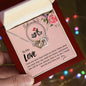 To my love- Interlocking Hearts Necklace