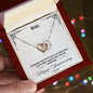 To My Wife - Interlocking Hearts Necklace