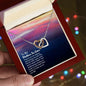 To My Mother In Law - Interlocking Hearts Necklace