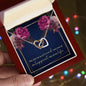The day we married - Interlocking Hearts Necklace