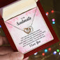 To my soulmate - Interlocking Hearts Necklace