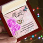 To My Little Sister - Interlocking Hearts Necklace