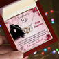 To My Wife - Interlocking Hearts Necklace