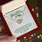 To my daughter - Interlocking Hearts Necklace