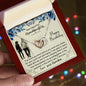 To My Granddaughter - Interlocking Hearts Necklace