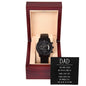 To My DAD - Black Chronograph Watch