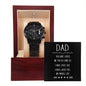 To My DAD - Black Chronograph Watch