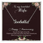 To my beautiful wife - Personalized Name Necklace
