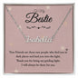 To my bestie - Personalized Name Necklace