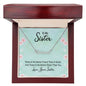To my sister - Personalized Name Necklace