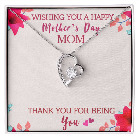 Wishing you a happy Mothers day - Forever Love Necklace