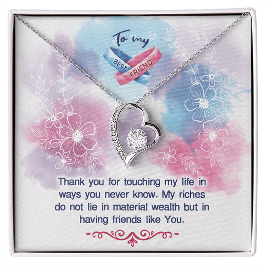 To my Best Friend - Forever Love Necklace