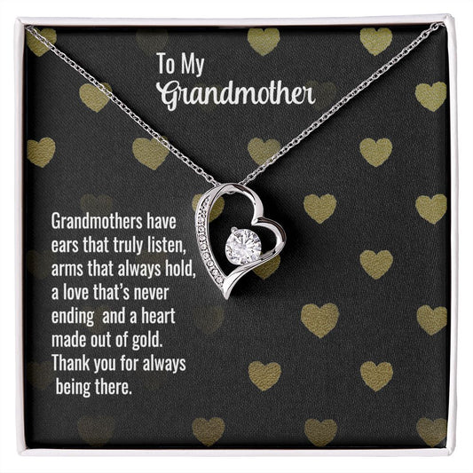To My Grandmother - Forever Love Necklace