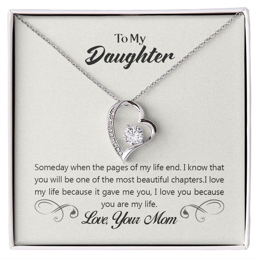 To my daughter - Forever Love Necklace