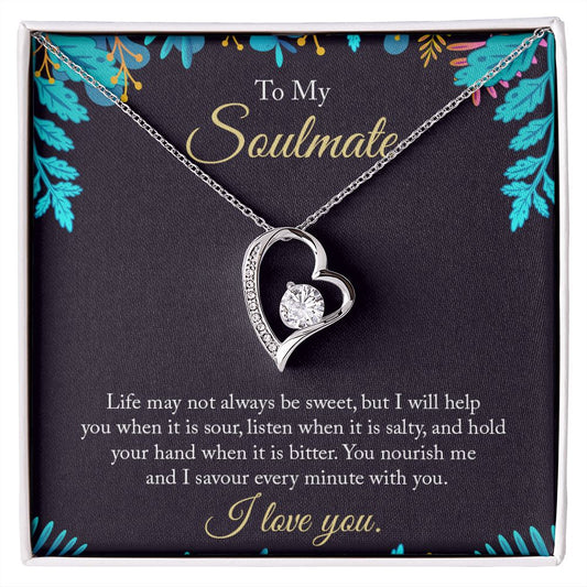 To My Soulmate - Forever Love Necklace