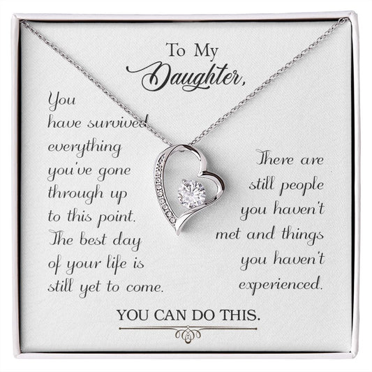 To my daughter - Forever Love Necklace
